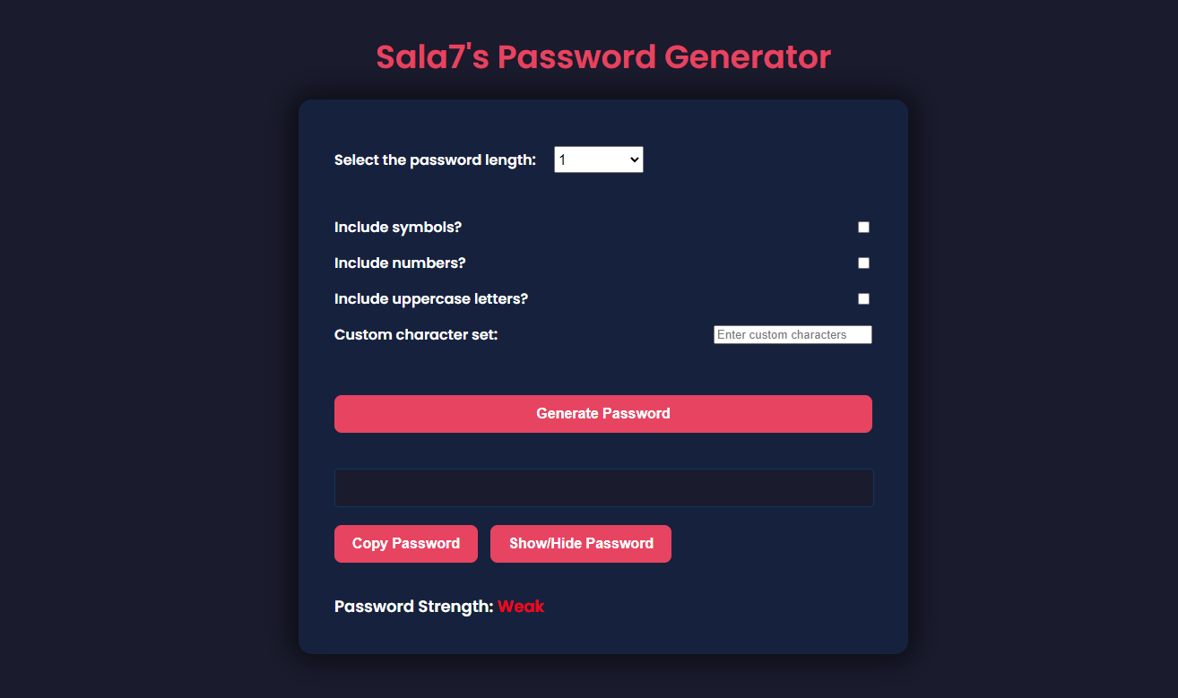 Password Generator